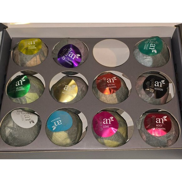 Artnaturals Bath Bomb Set 11 Piece Chakra Aromatherapy 4 oz Each Spa Gift Set - Picture 1 of 3